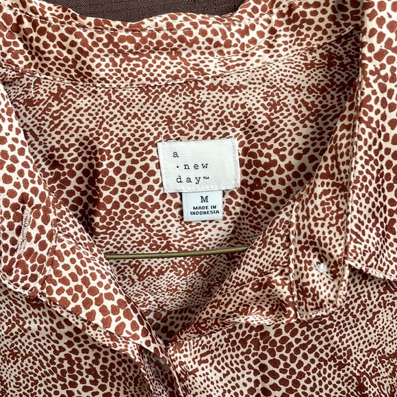 A New Day animal print blouse - Picture 3 of 3